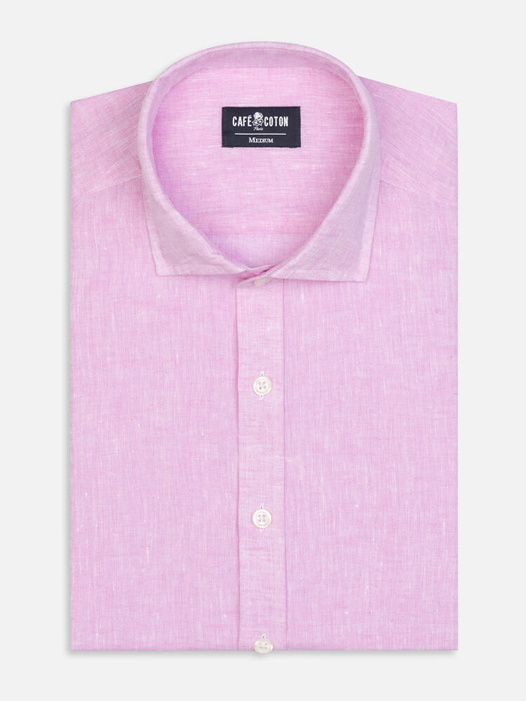 Olaf pink linen shirt