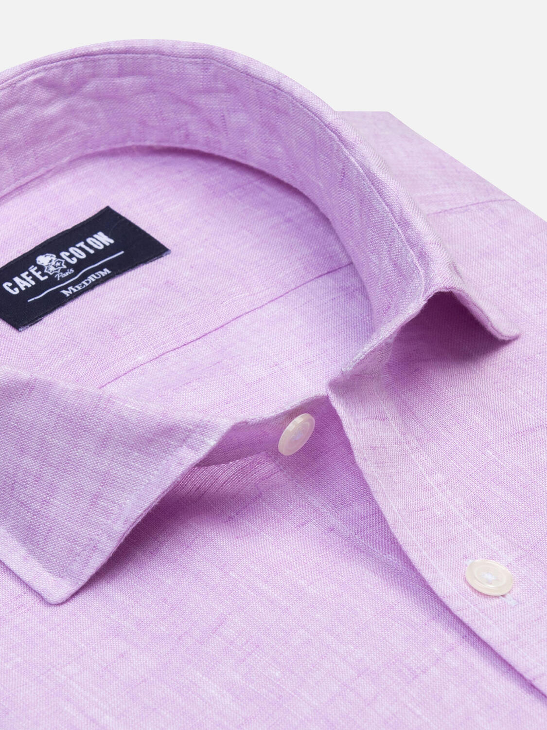 Olaf pink linen shirt