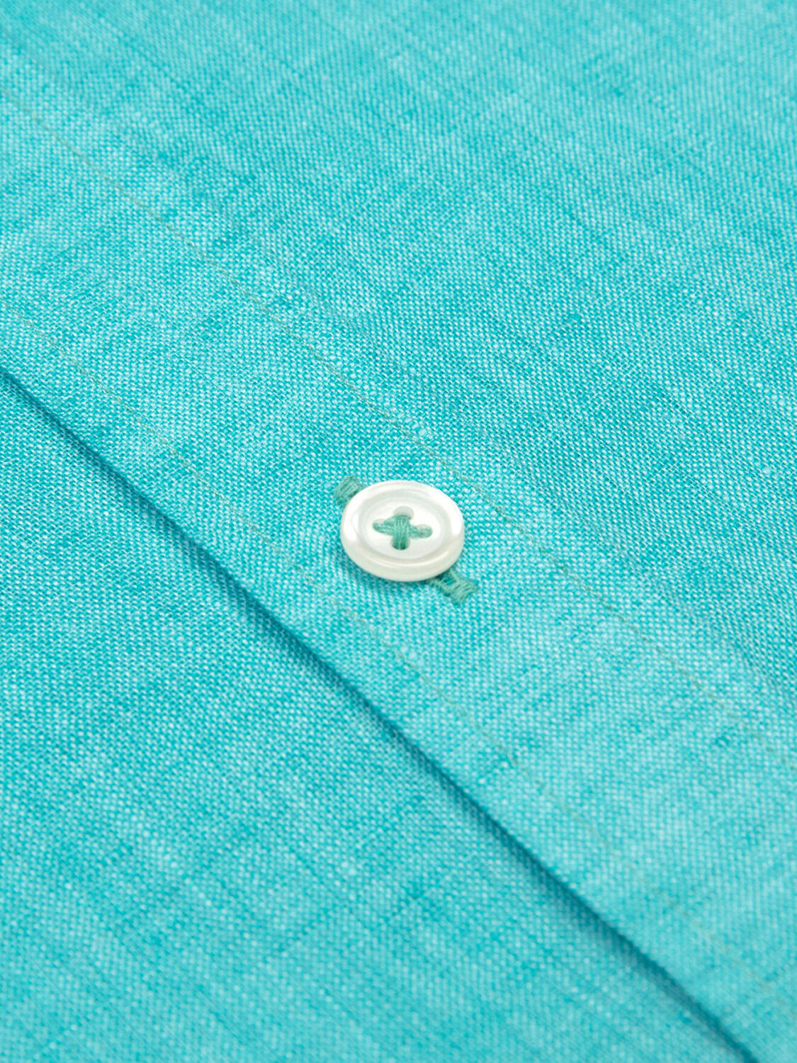 Camicia Olaf in lino smeraldo