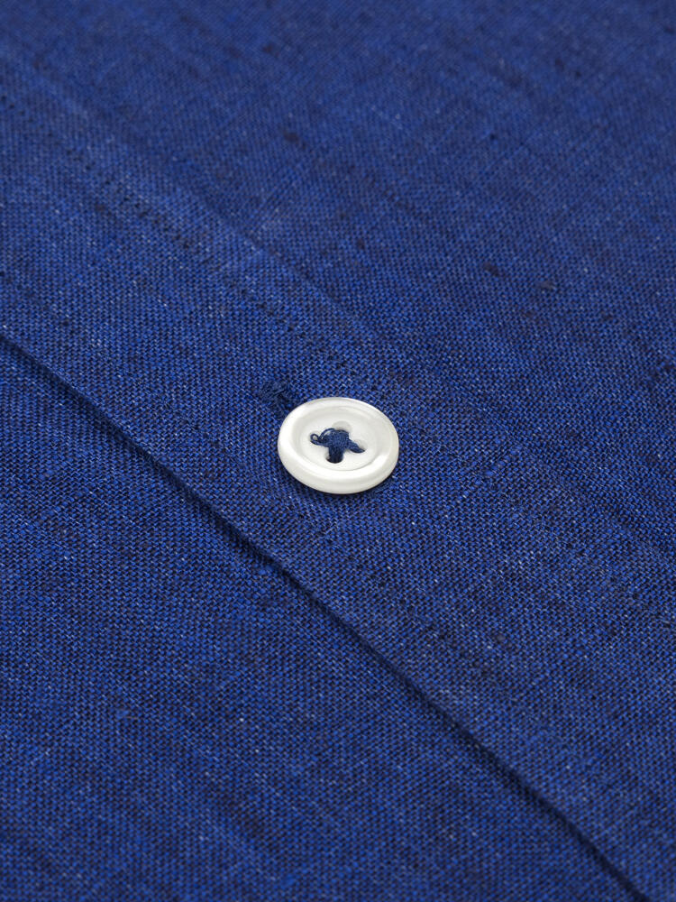 Olaf indigo linen shirt