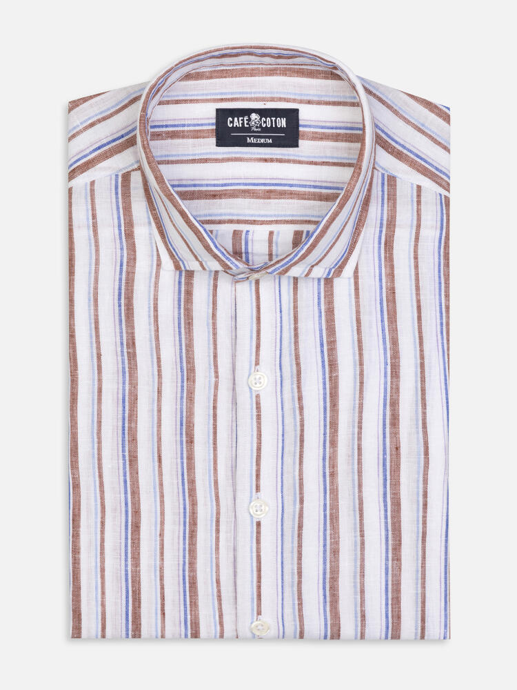 Chemise Ray en lin à rayures