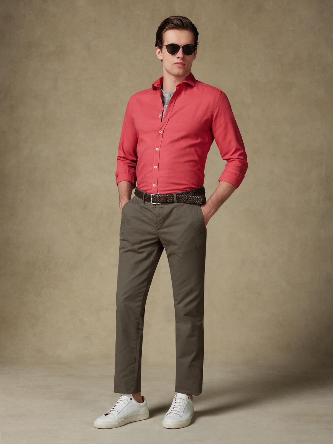 Fuchsia shirt in light cotton