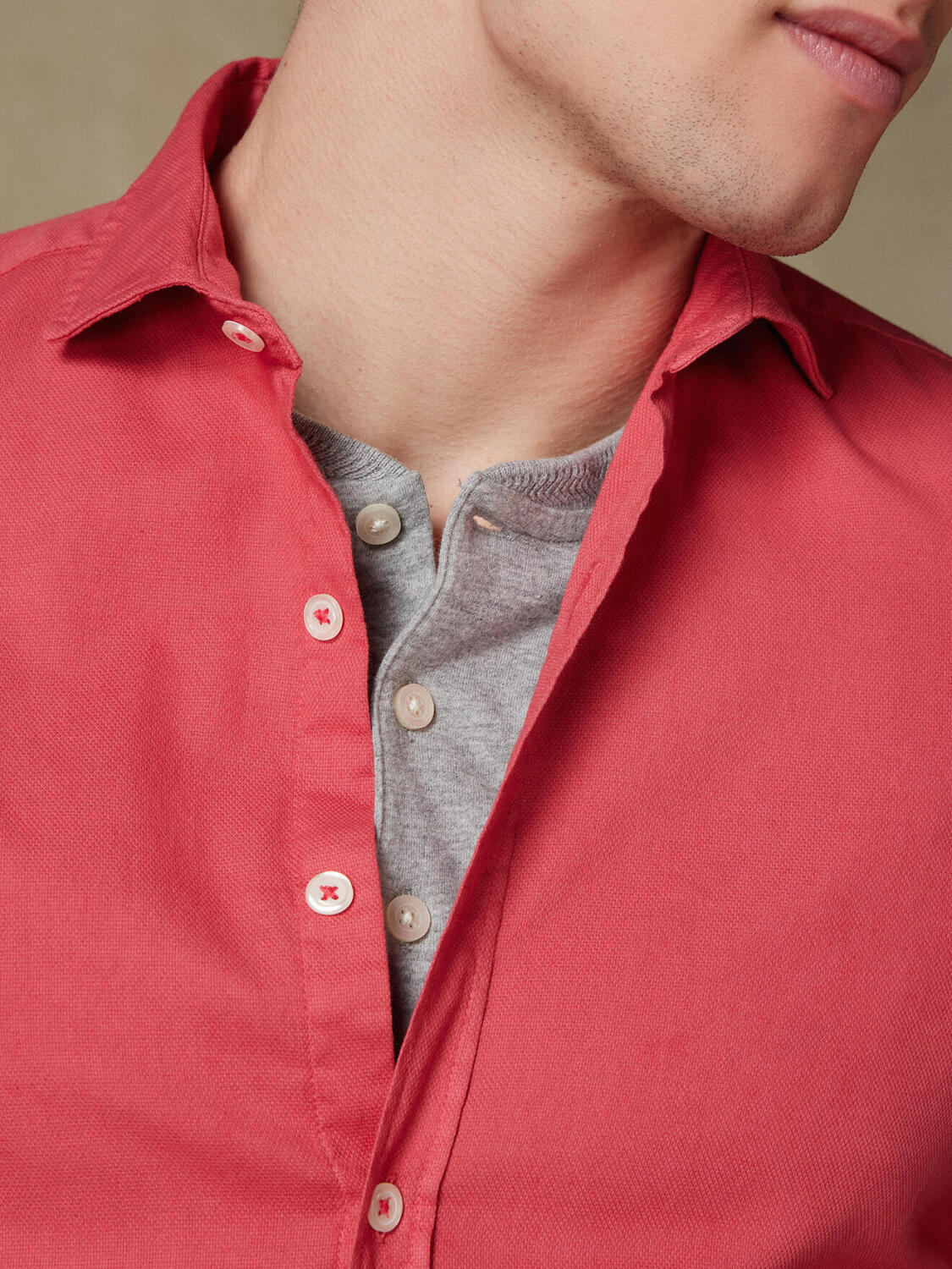 Fuchsia shirt in light cotton