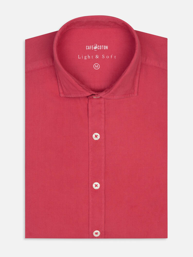 Chemise fuchsia en light coton