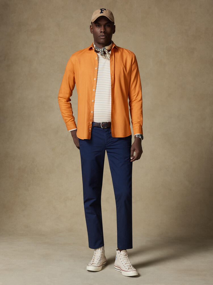 Orange shirt in light cotton