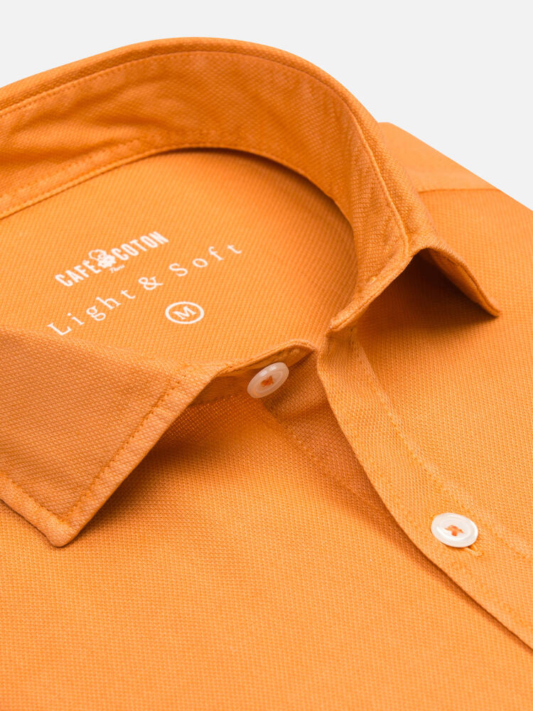 Orange shirt in light cotton
