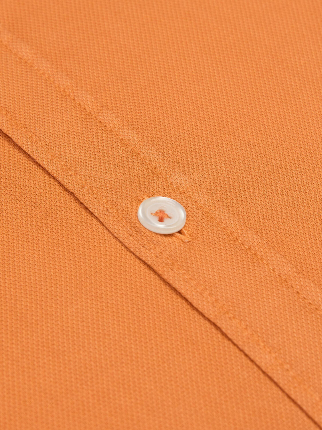 Orangenes Hemd aus leichtem Baumwollstoff