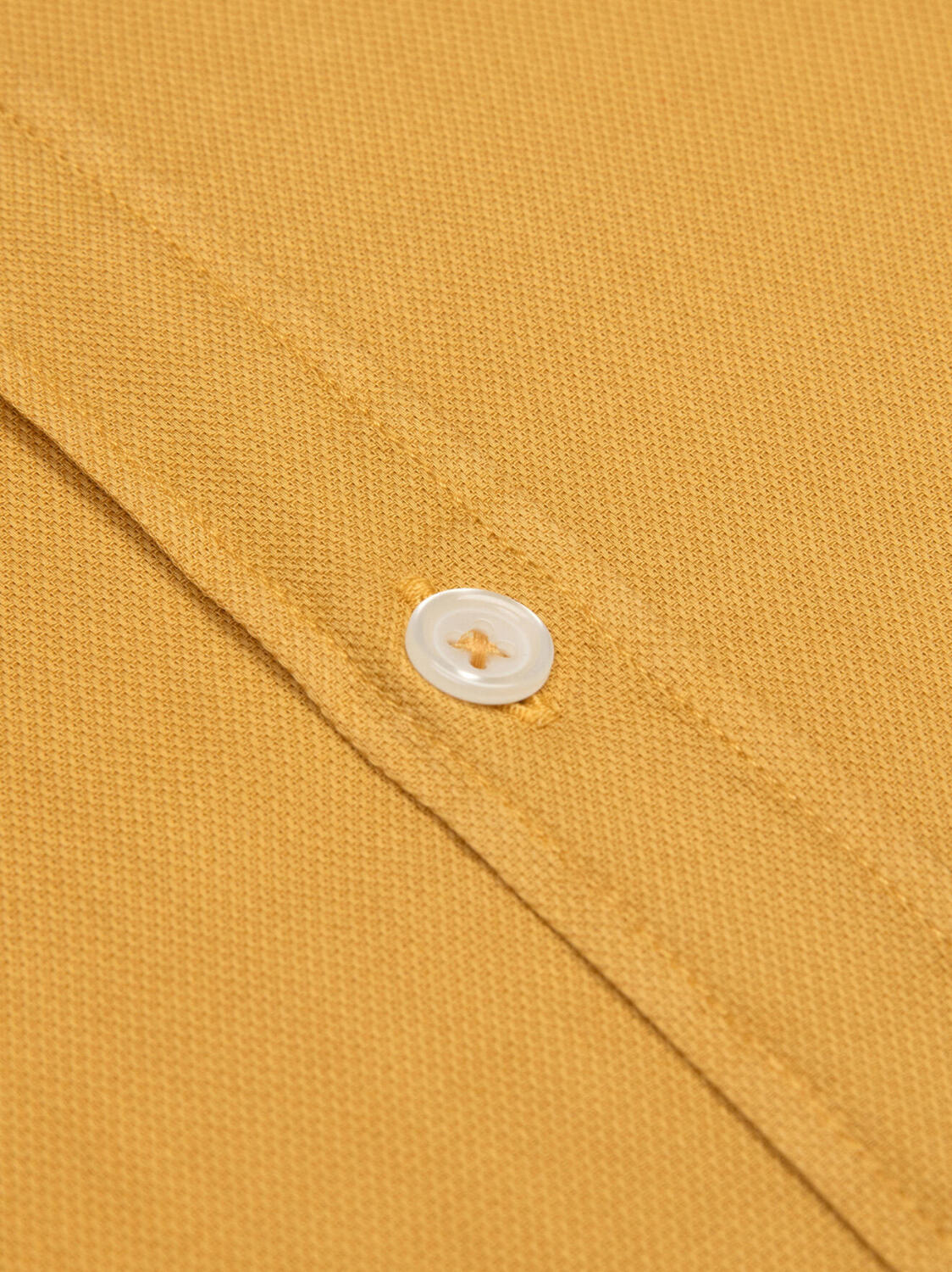 Chemise jaune en light coton