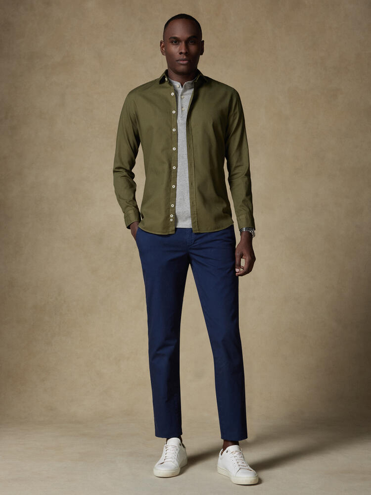 Chemise kaki en light coton