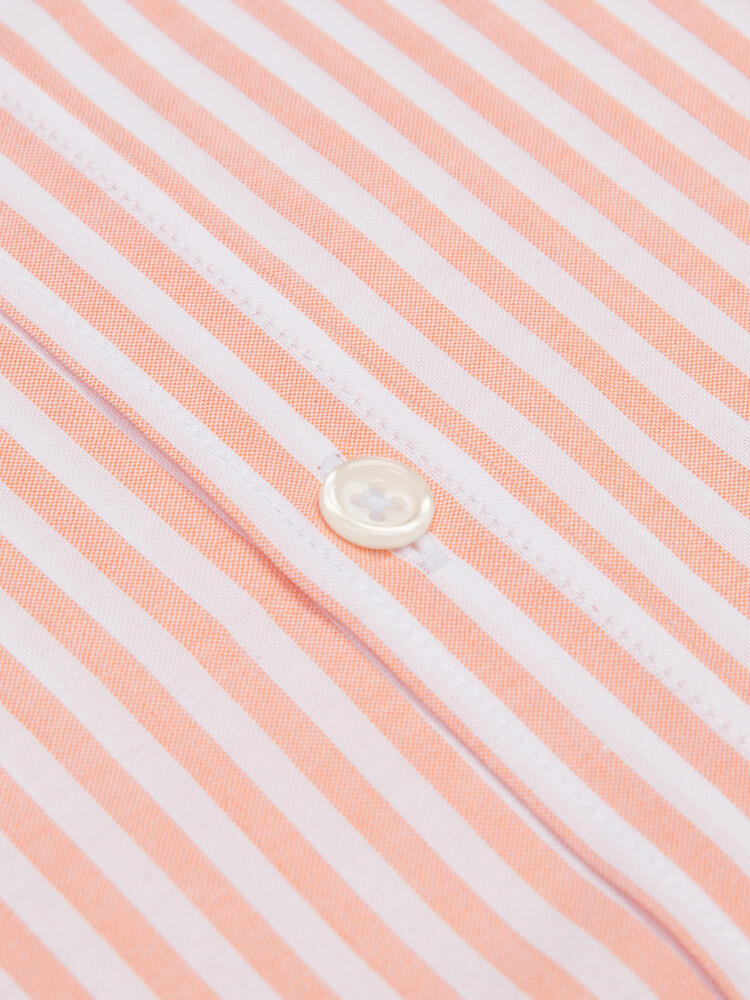 Taylor orange shirt in cotton voile