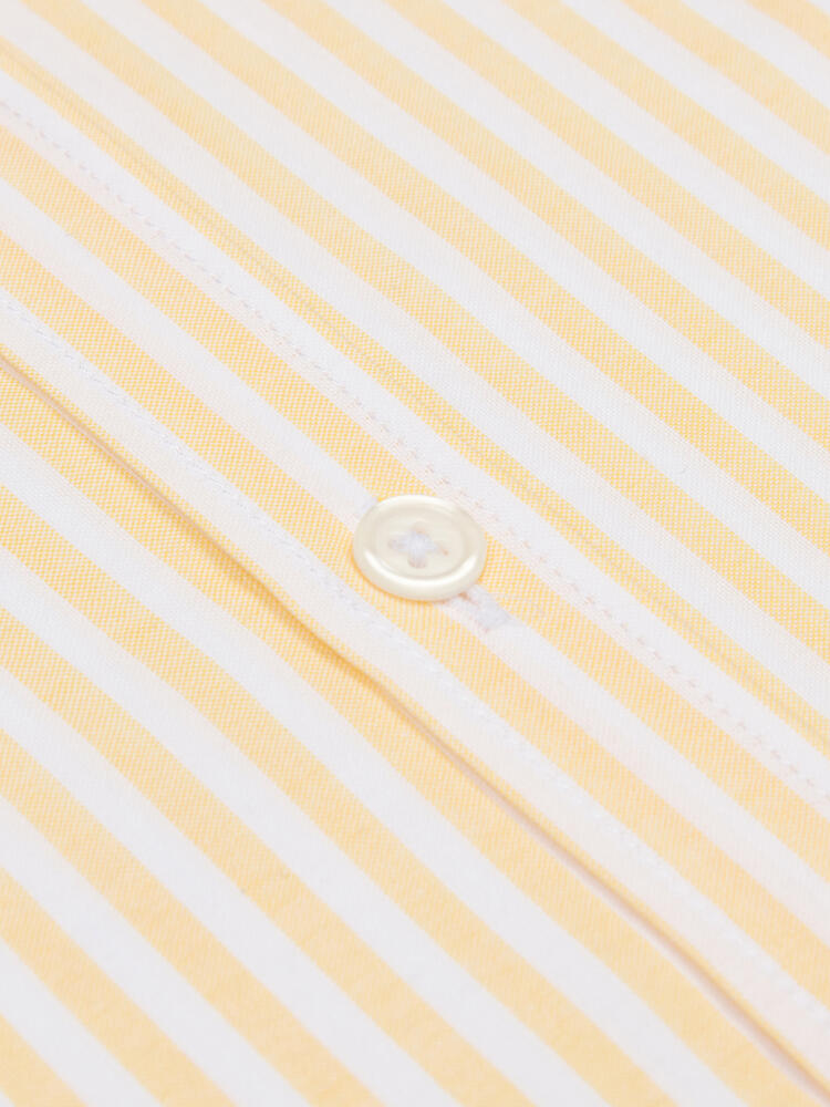Chemise Taylor jaune en voile de coton