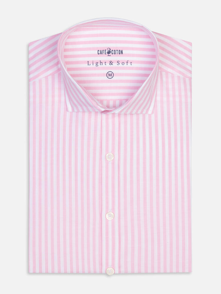 Camisa Taylor rosa de gasa de algodón