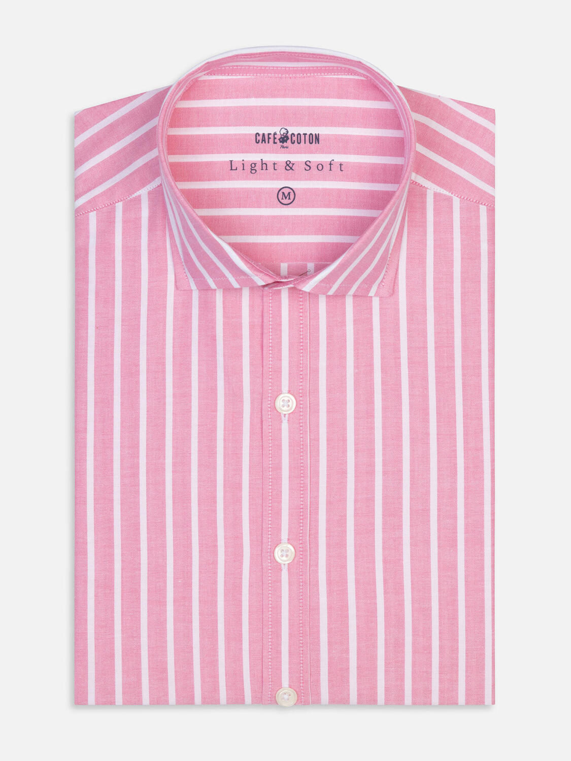 Tommy-Hemd in Grenadine aus Baumwollvoile