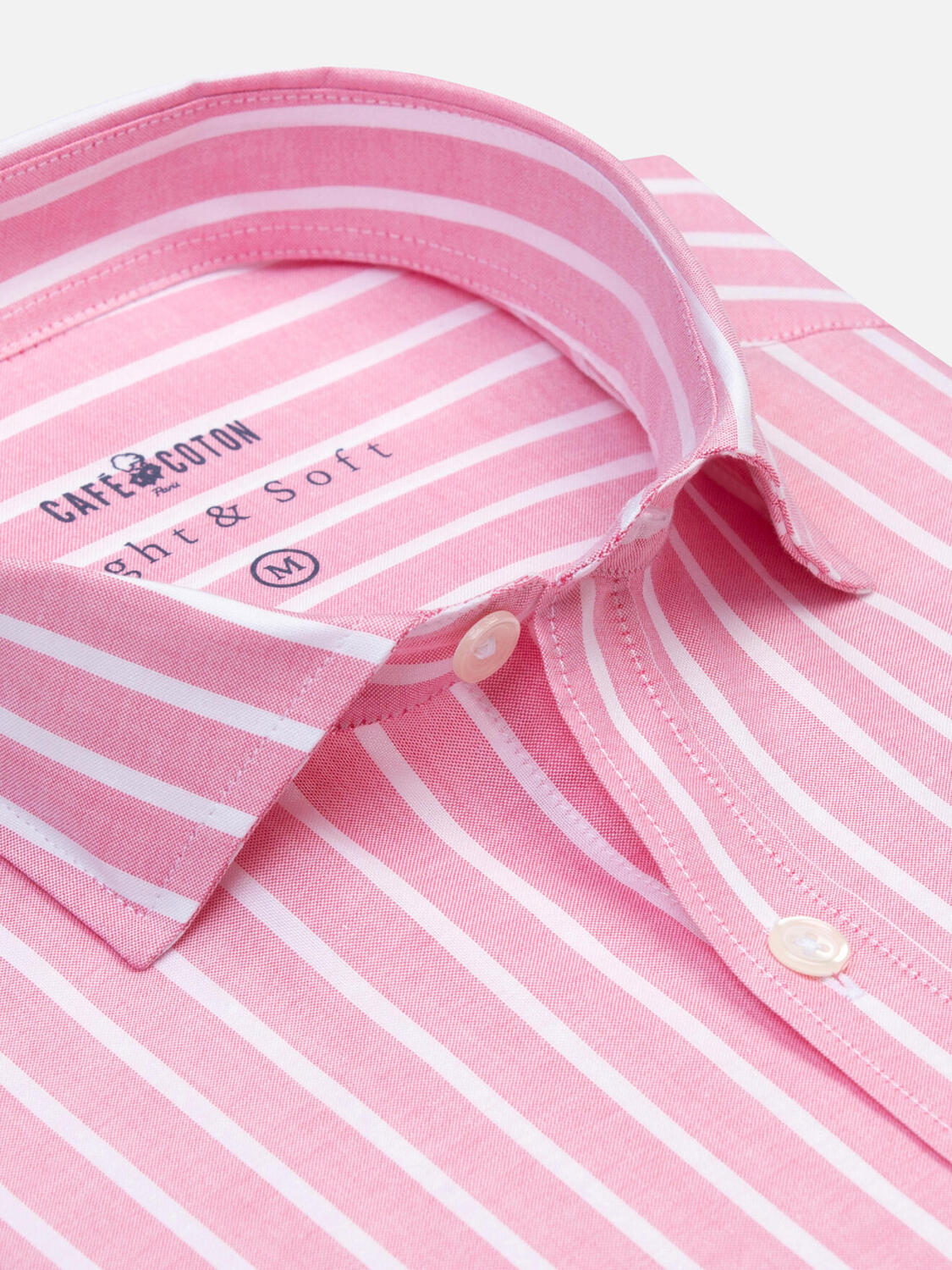 Tommy-Hemd in Grenadine aus Baumwollvoile