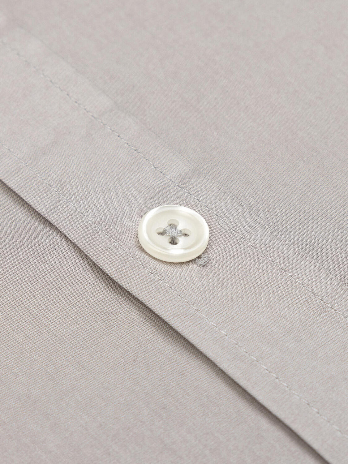 Grijs overhemd in voile de coton