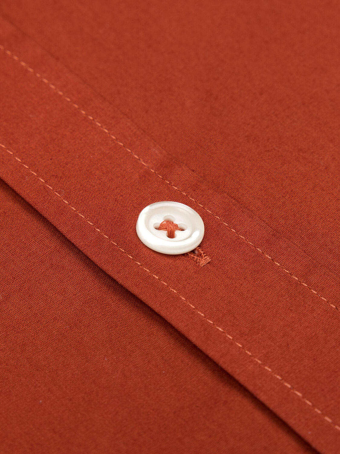 Camicia ocra in voile di cotone