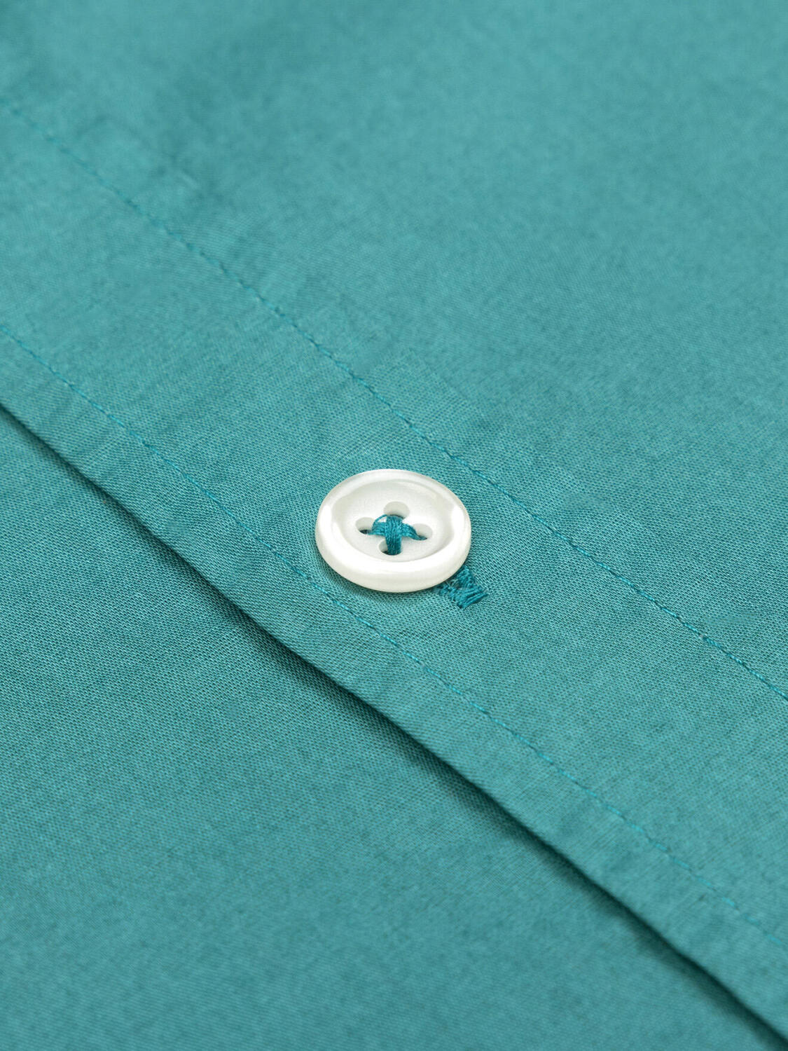 Chemise celadon en voile de coton