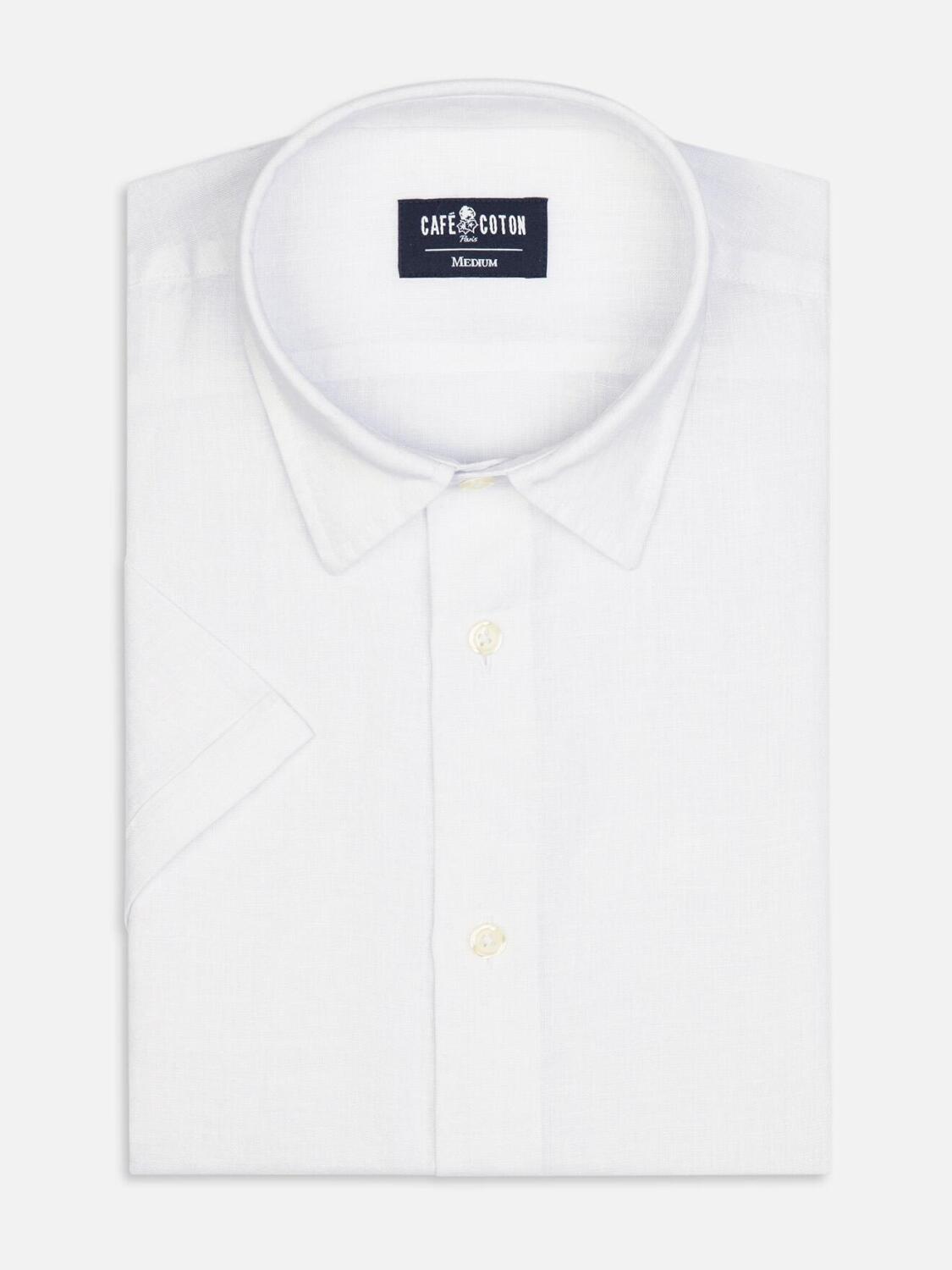 Camicia Cody in lino bianco
