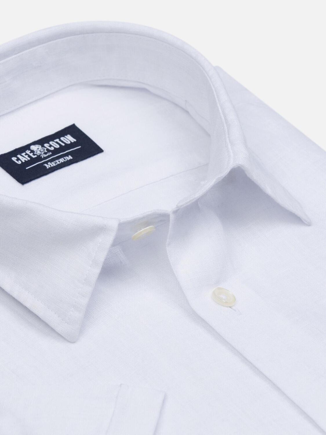 Camicia Cody in lino bianco