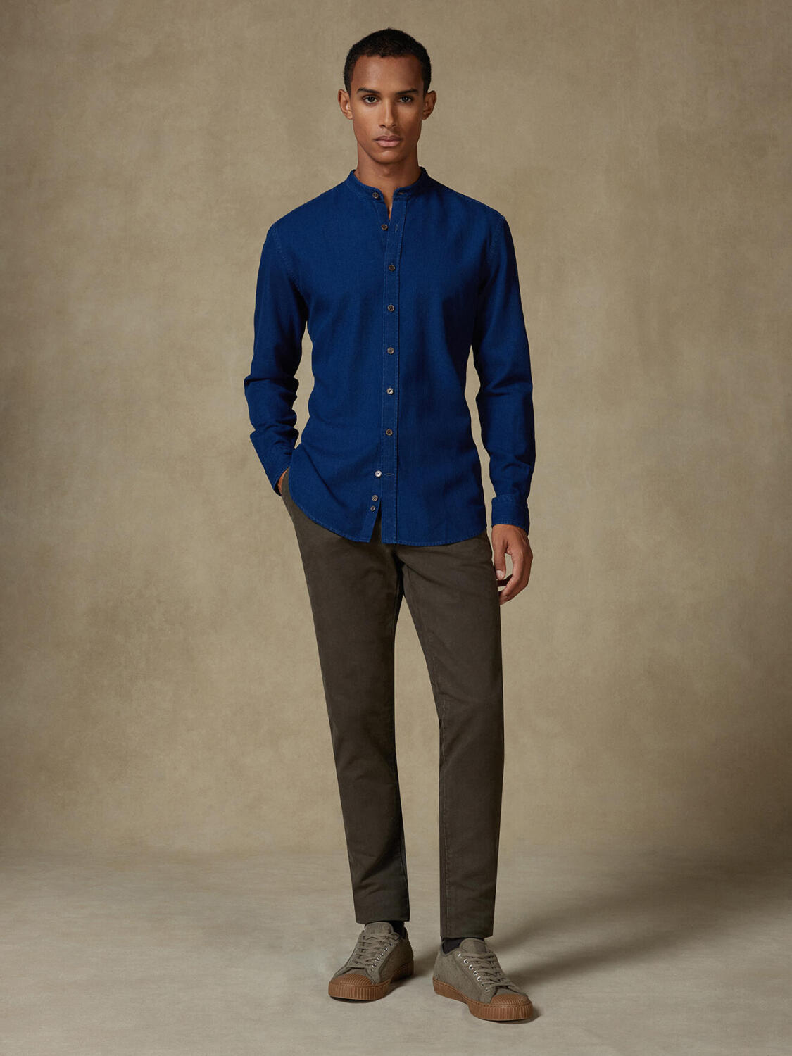 Cross indigo shirt