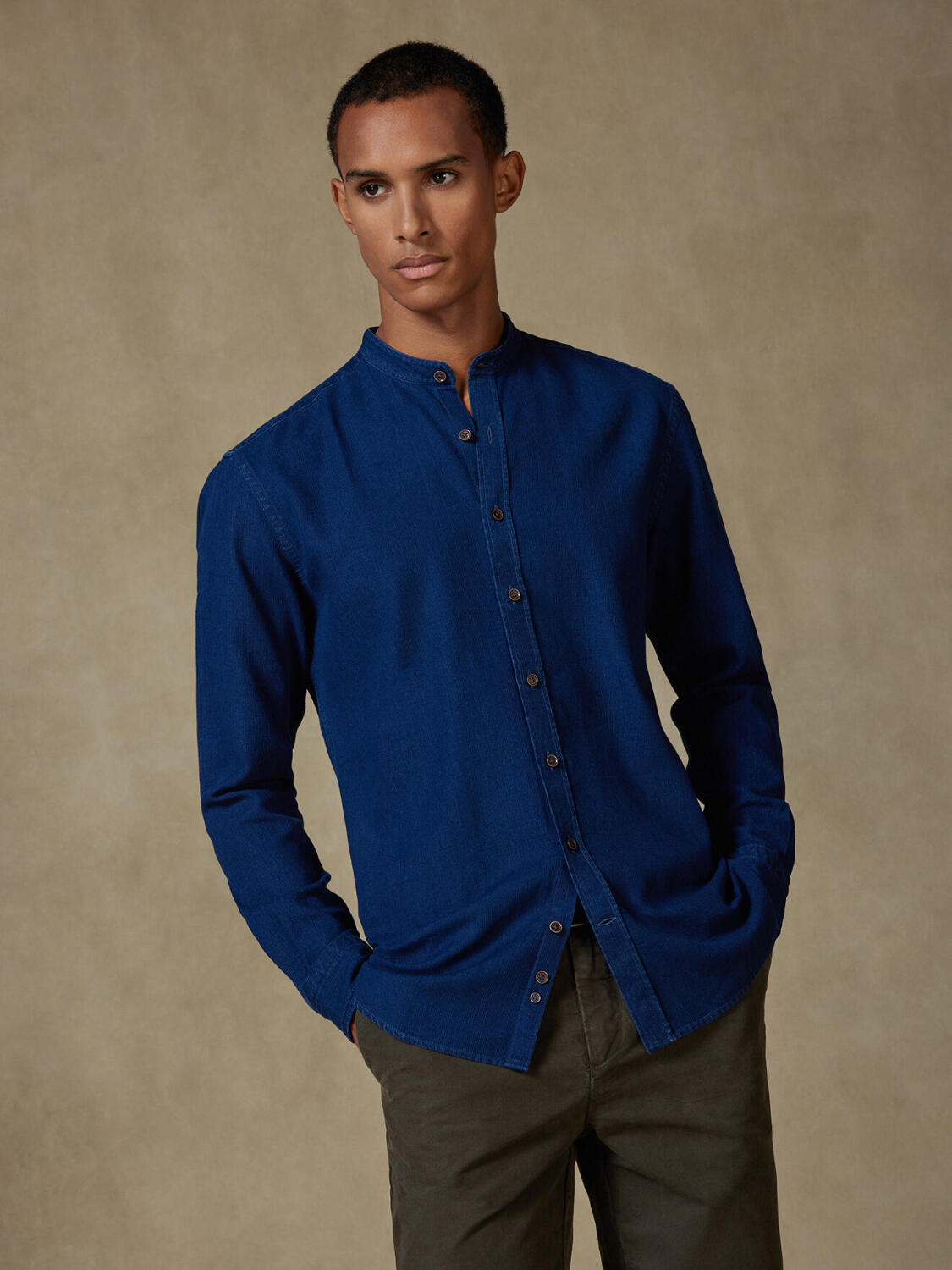 Cross indigo shirt