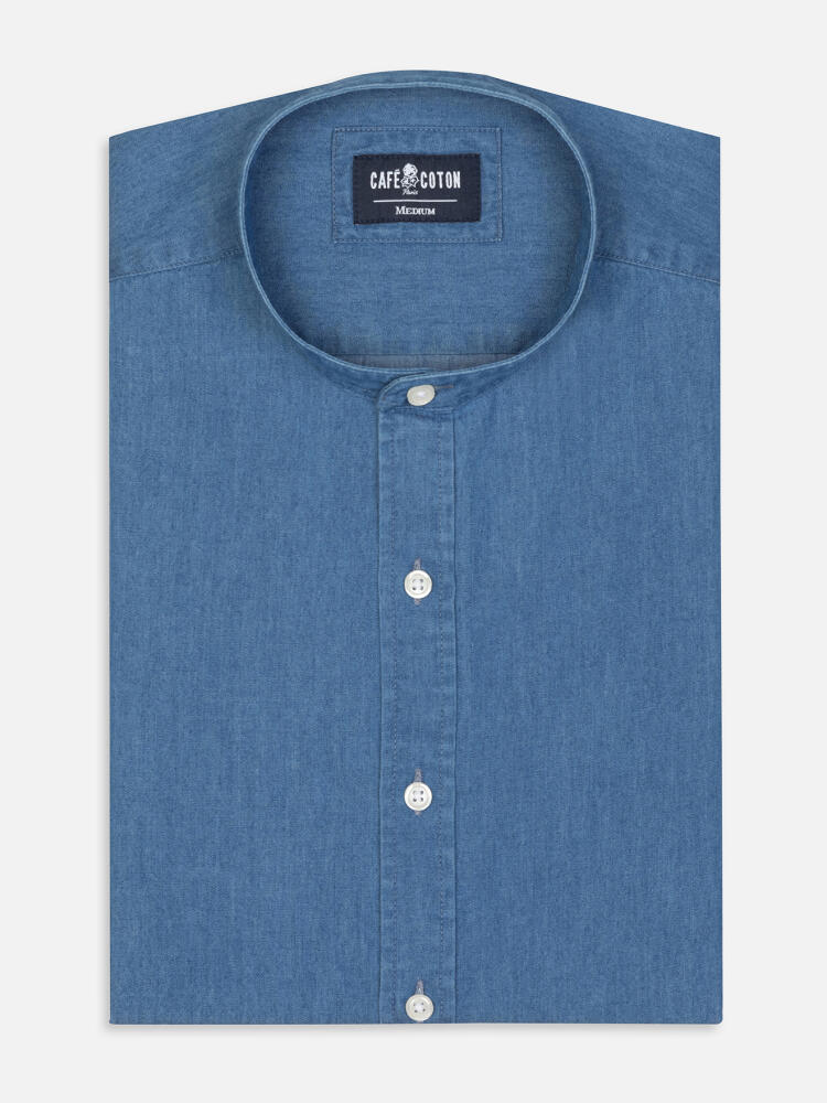 Hemd aus Denim himmelblau