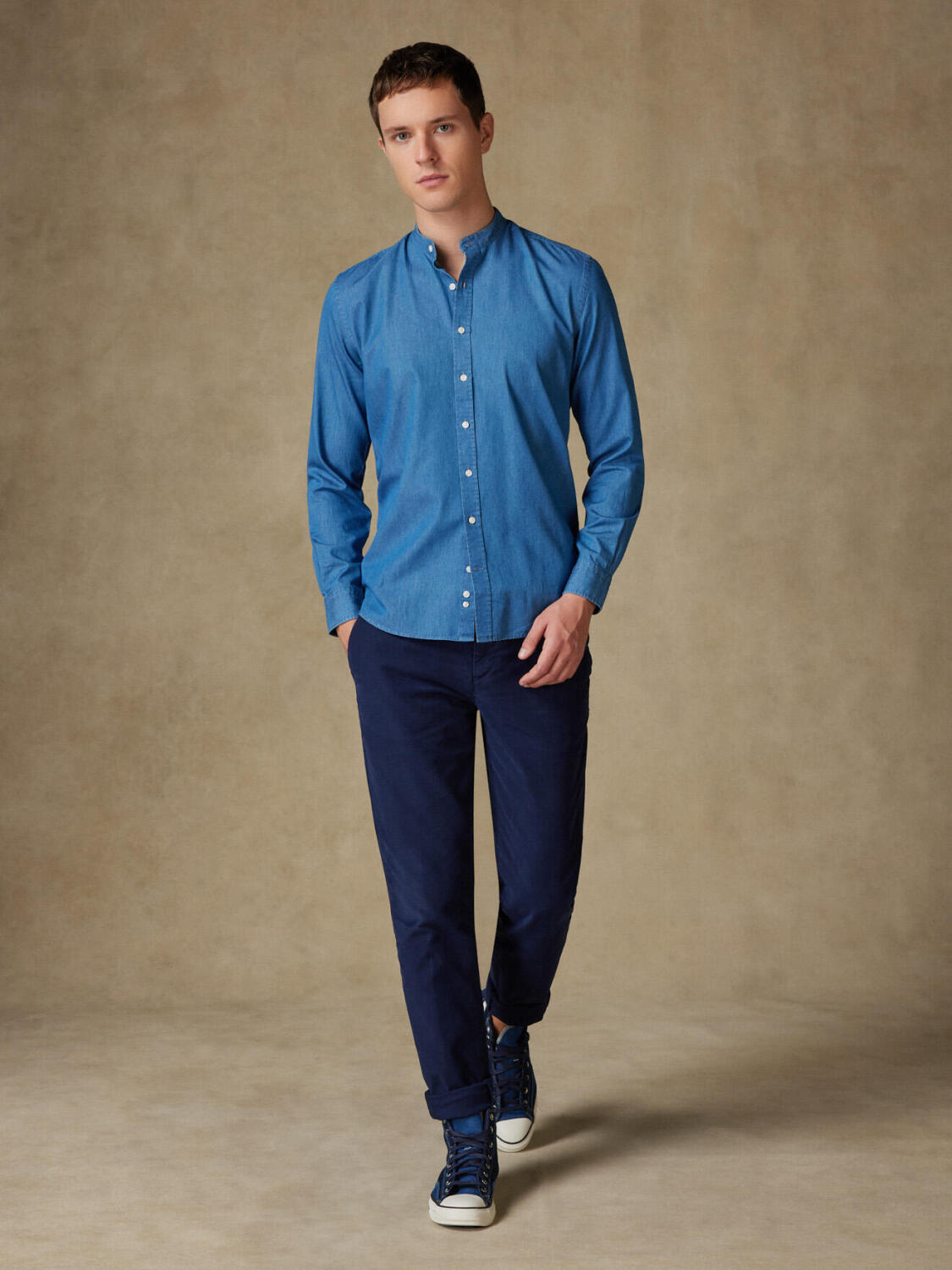 Hemels Denim Overhemd