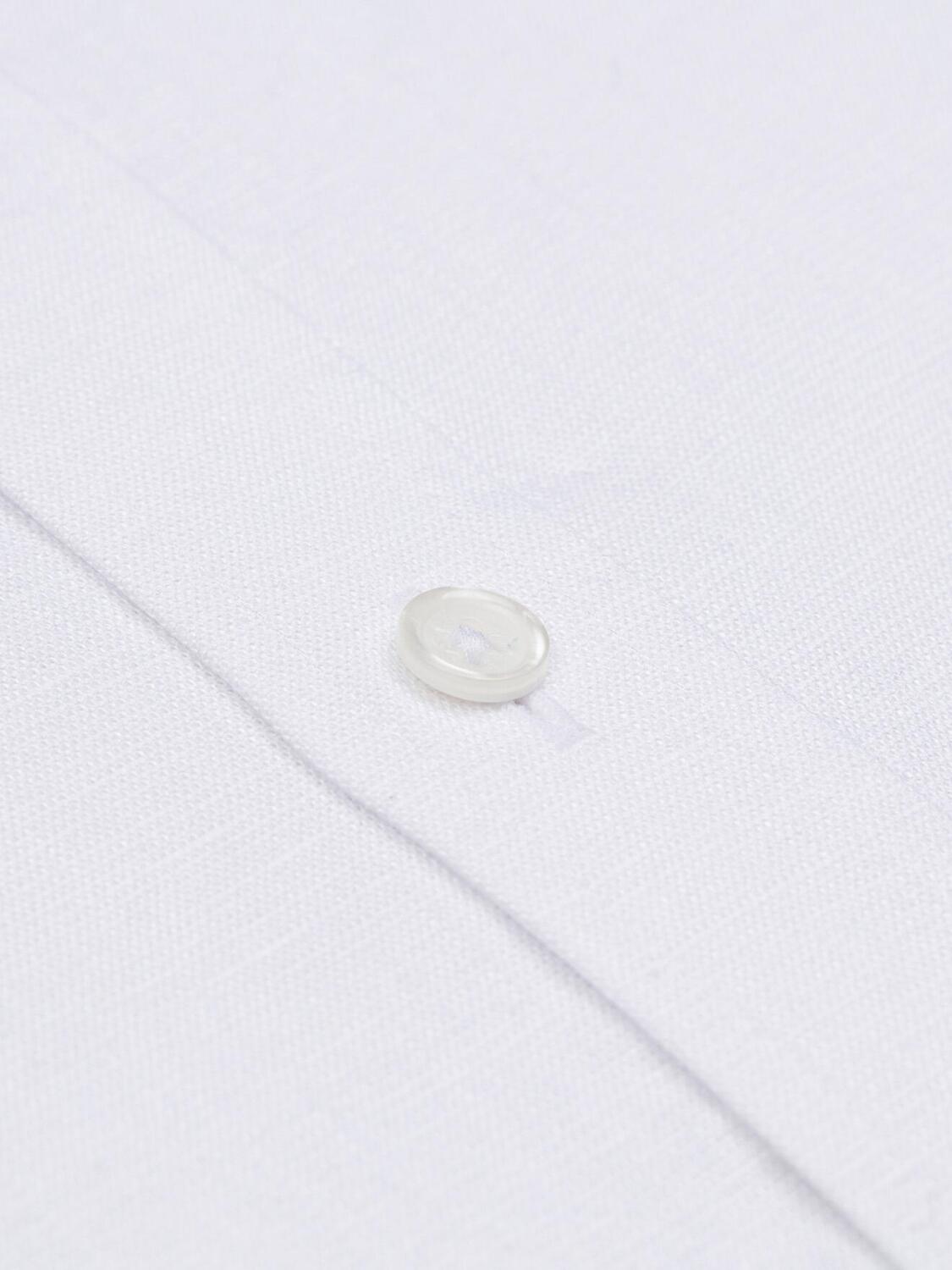 Camicia Liam in lino bianco