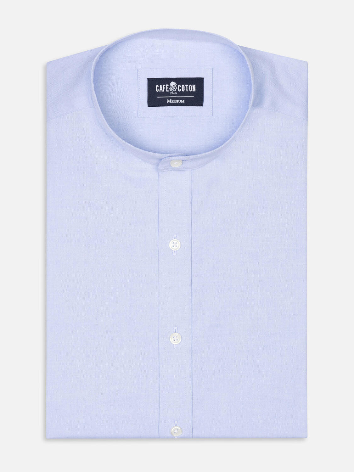 Chemise en pin point ciel