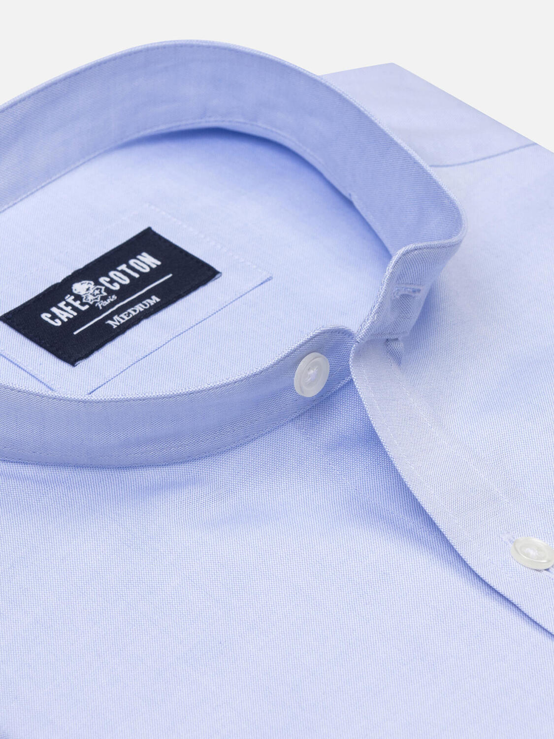 Chemise en pin point ciel