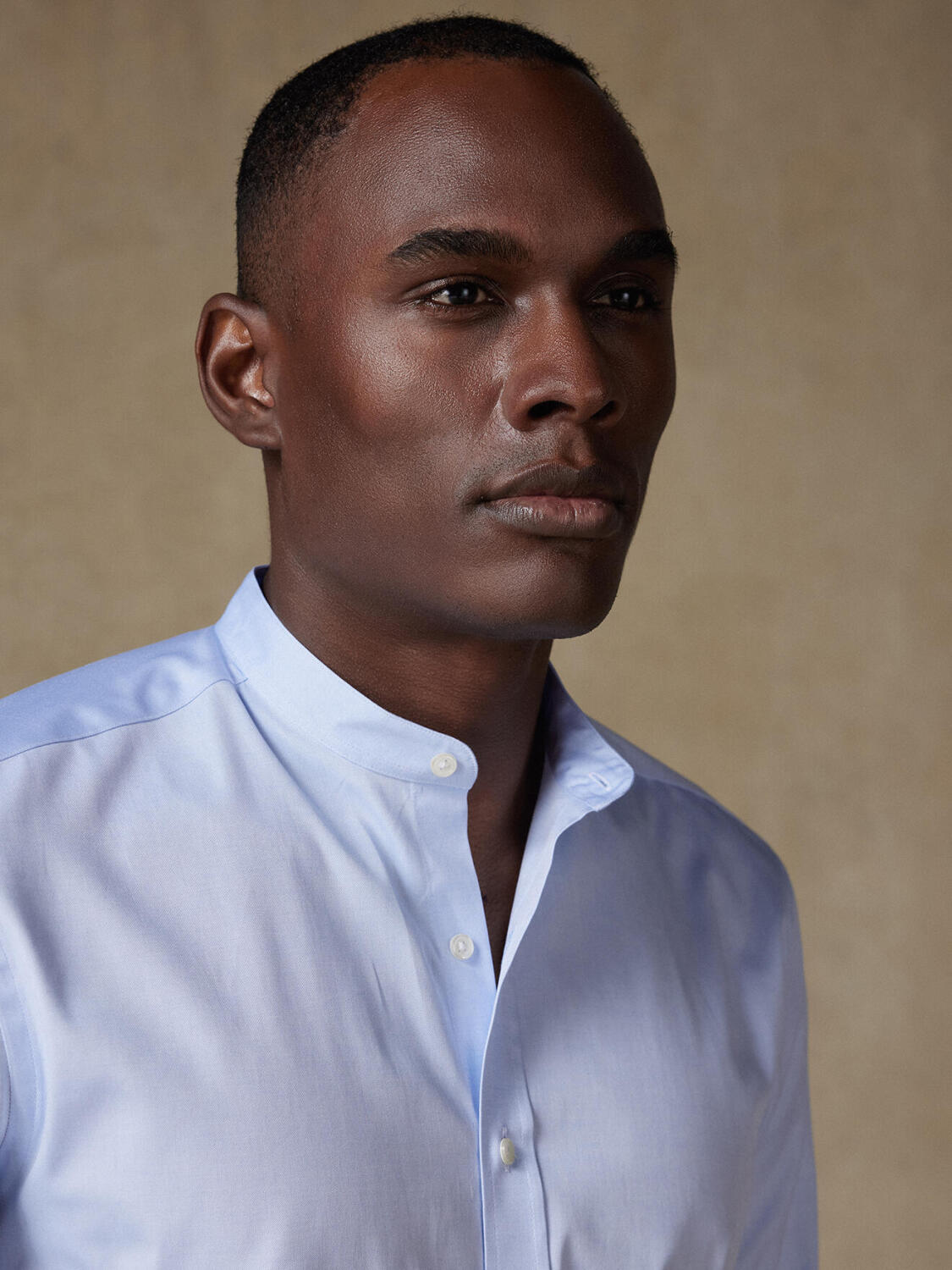 Chemise en pin point ciel