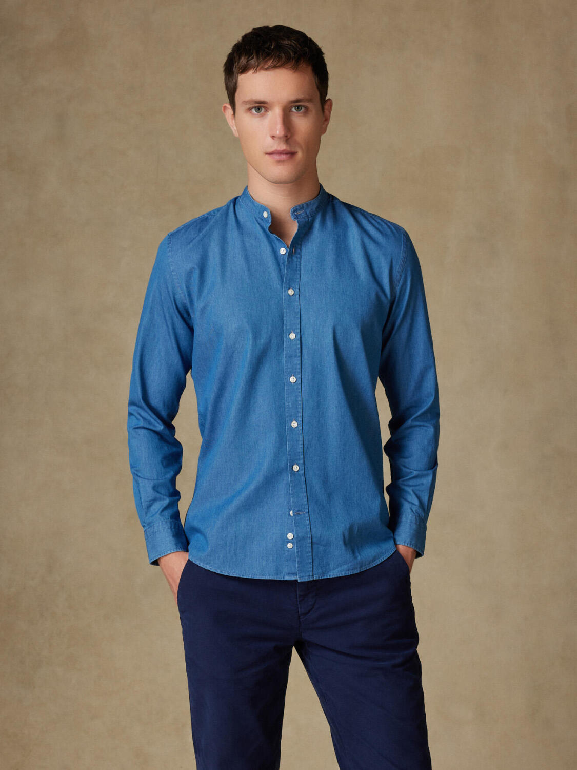 Camicia slim fit Sky Denim
