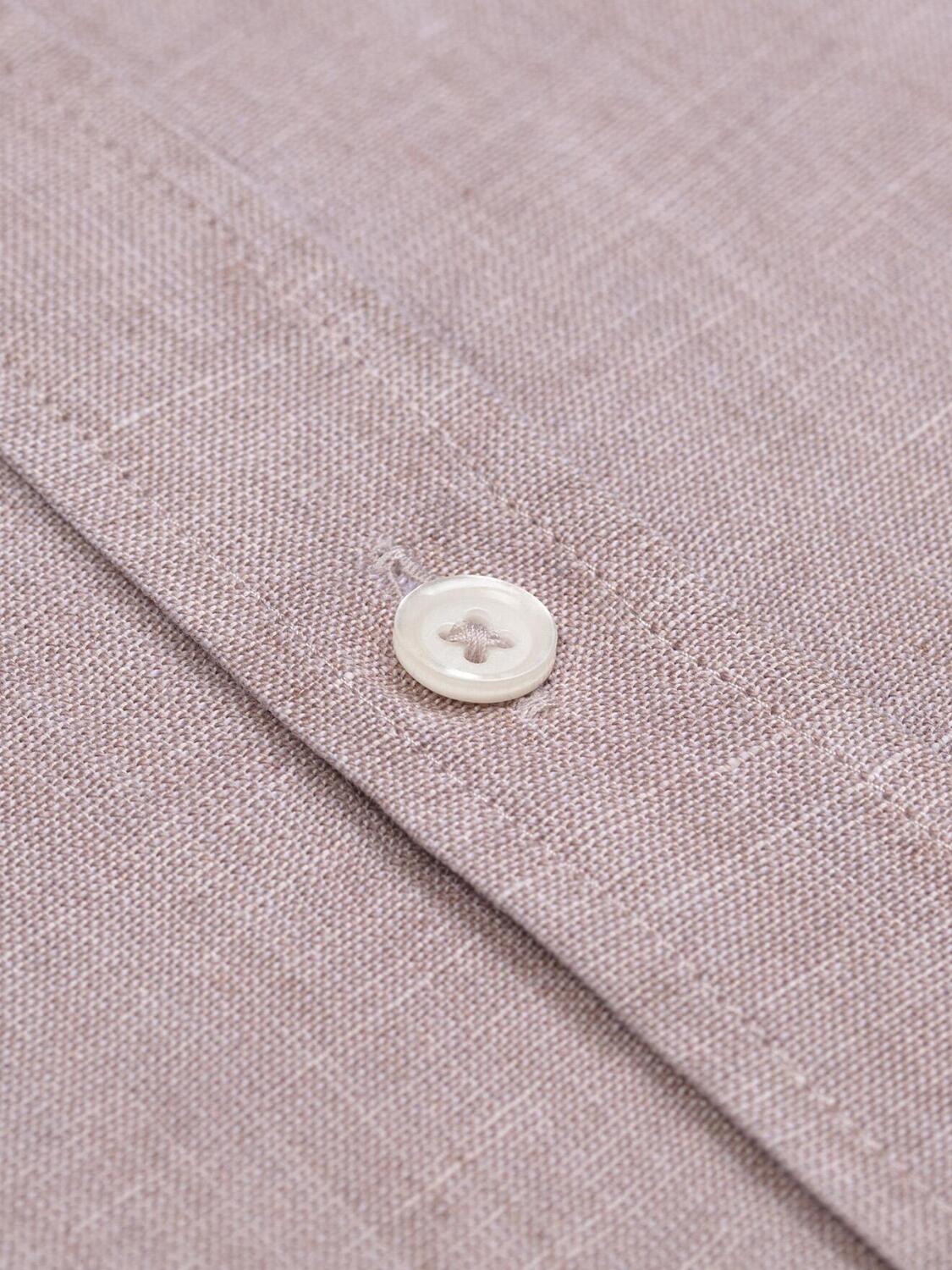 Camicia Liam in lino sabbia