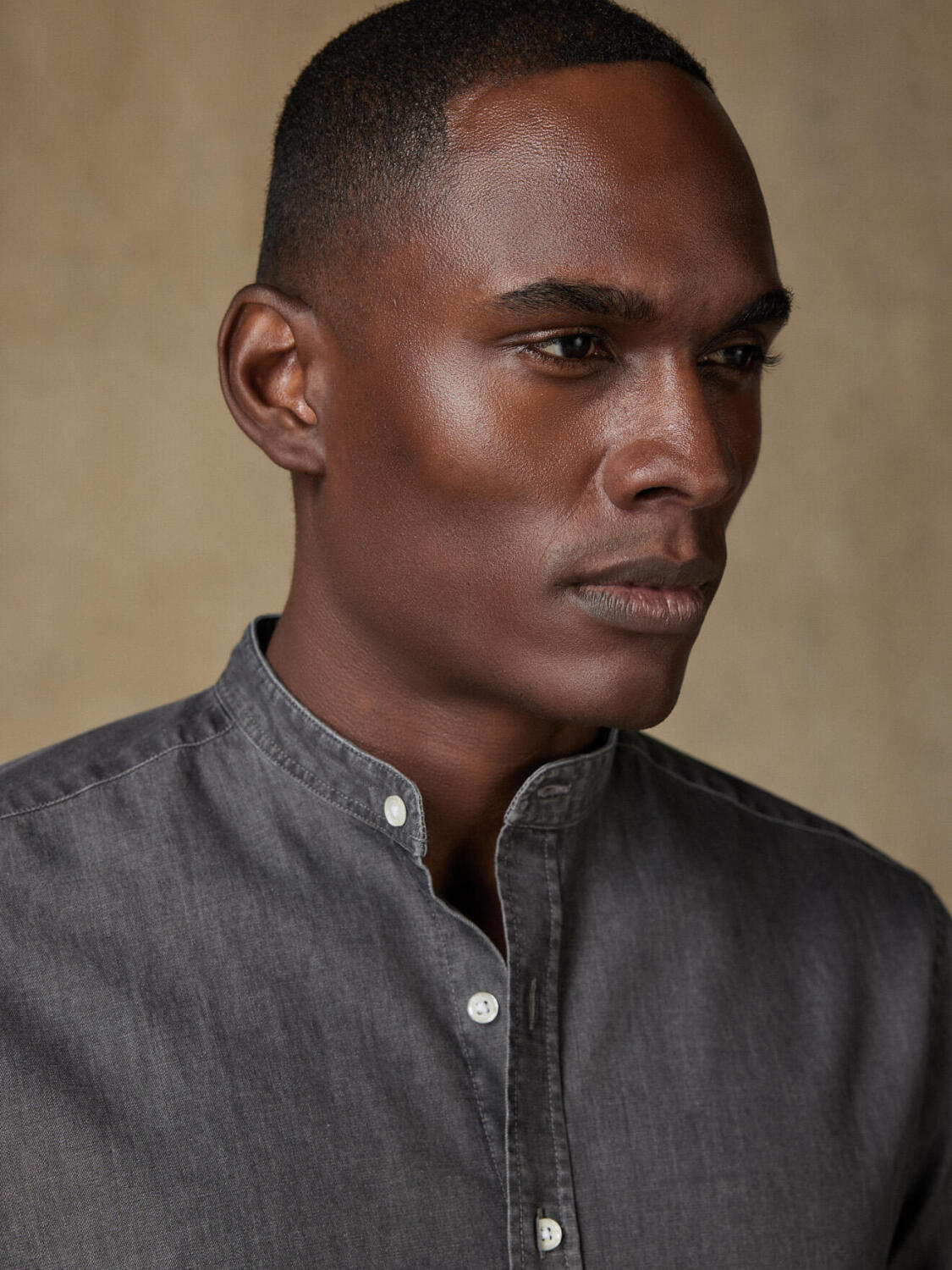 Camisa entallada Vaquera Gris Lou