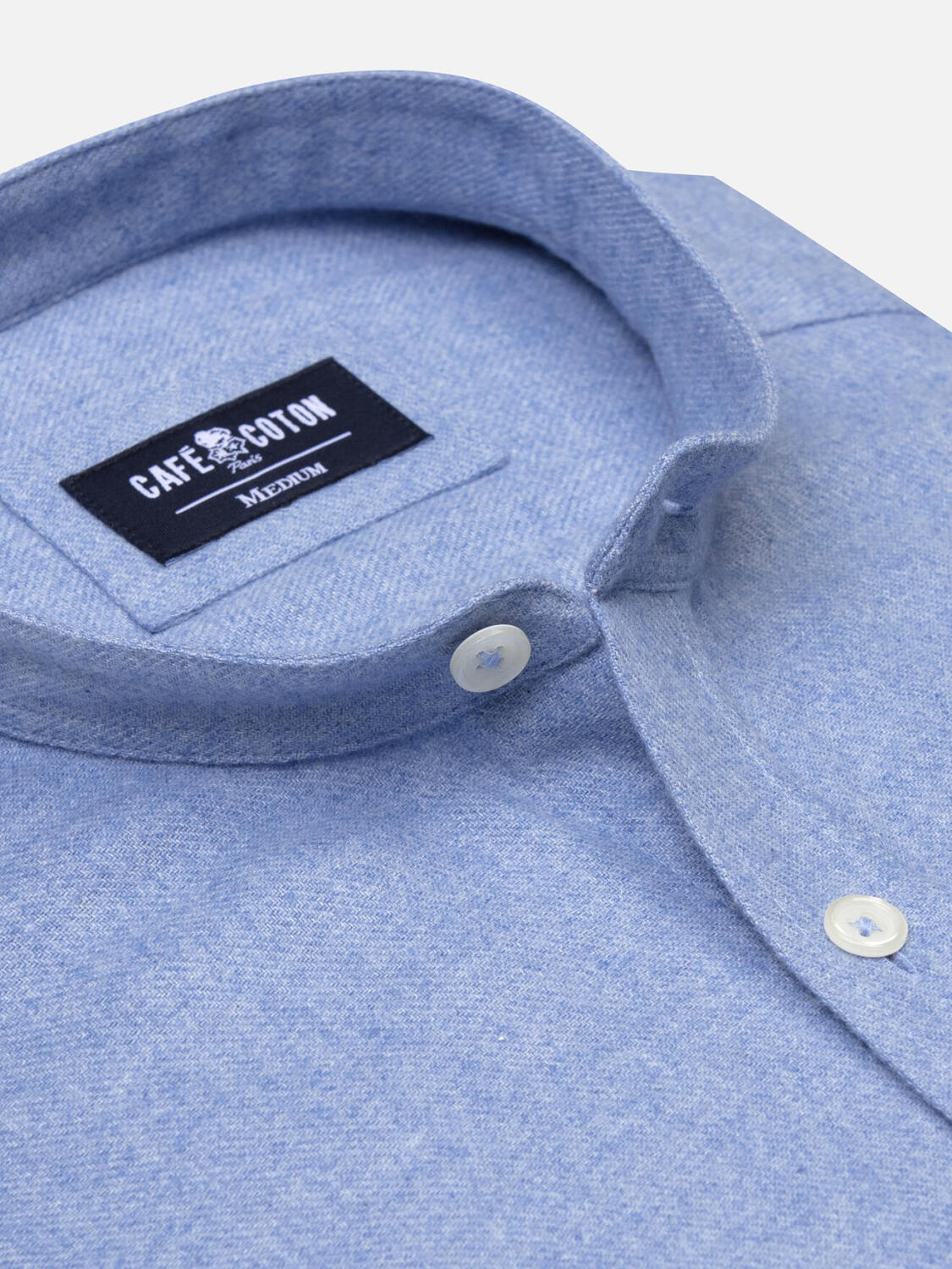 Storm sky flannel slim fit shirt