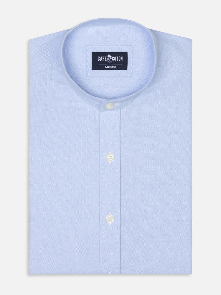Vils sky brushed oxford slim fit shirt