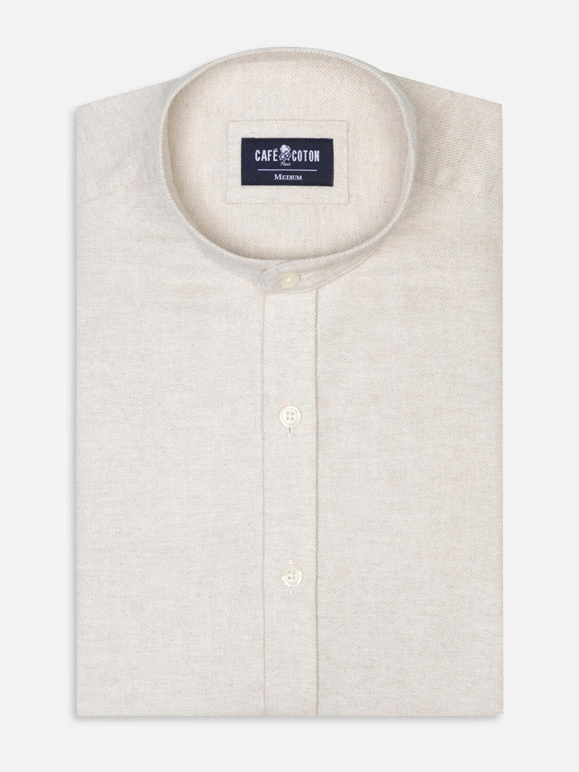 Storm off-white flannel shirt