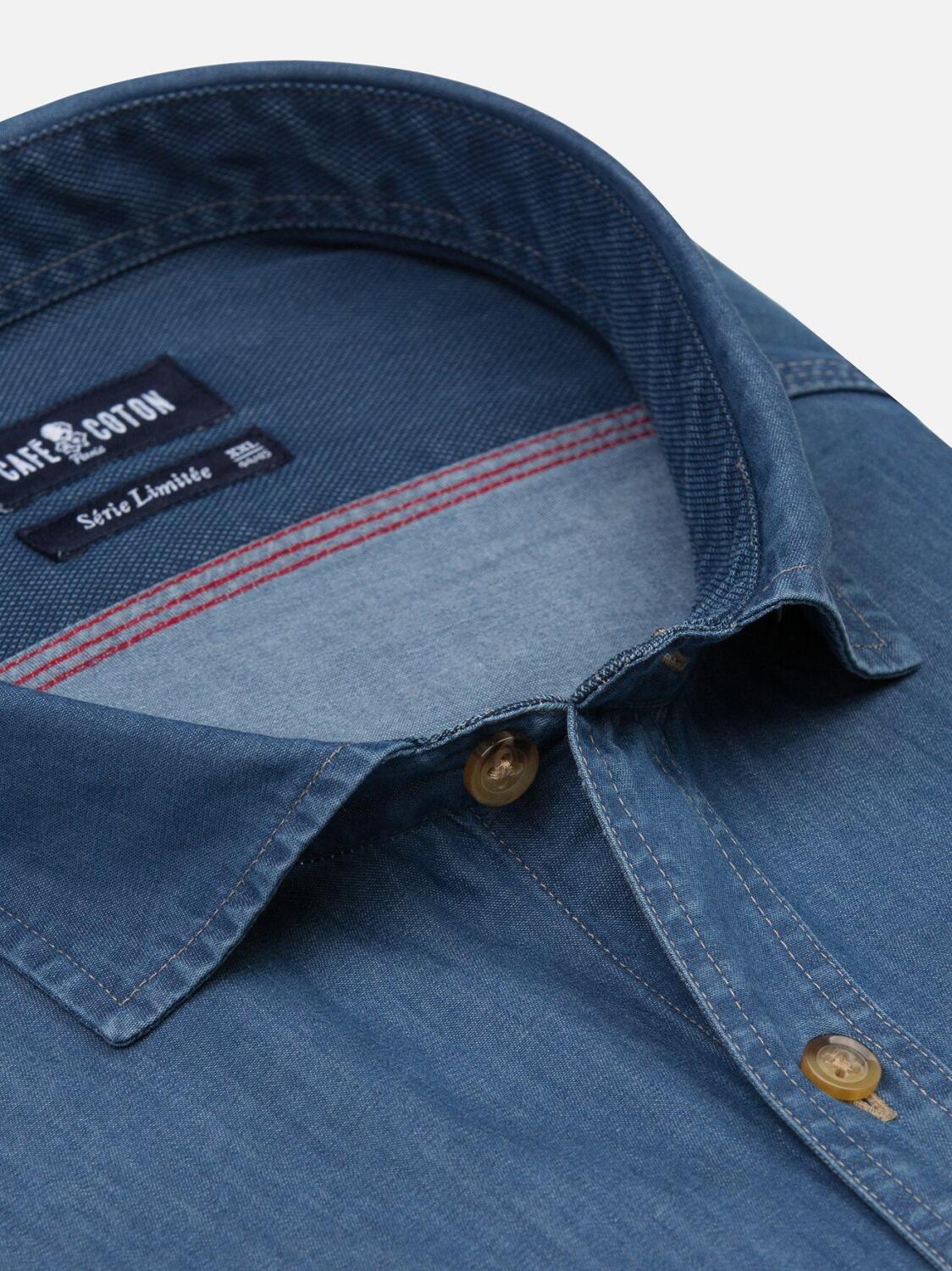 Flint Sky Slim Fit Hemd