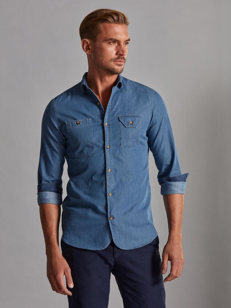 Camisa Flint Sky Slim Fit