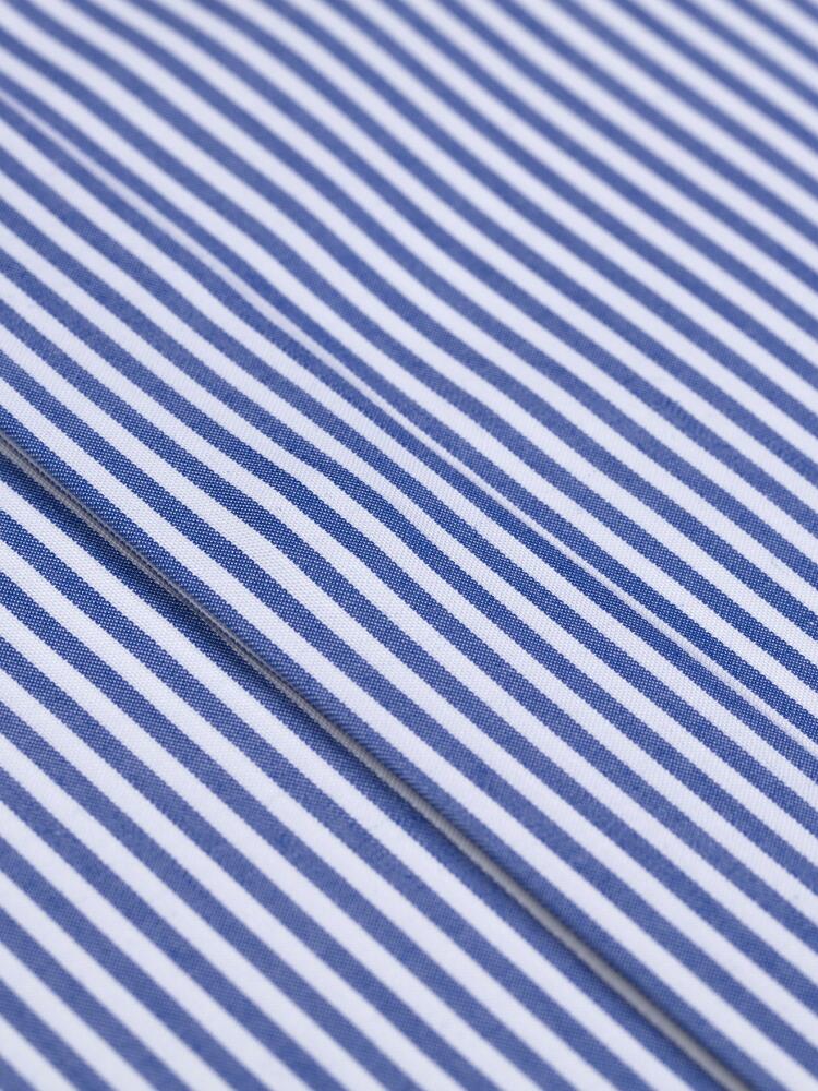 Chemise Barney à rayures marine - Gorge cachée