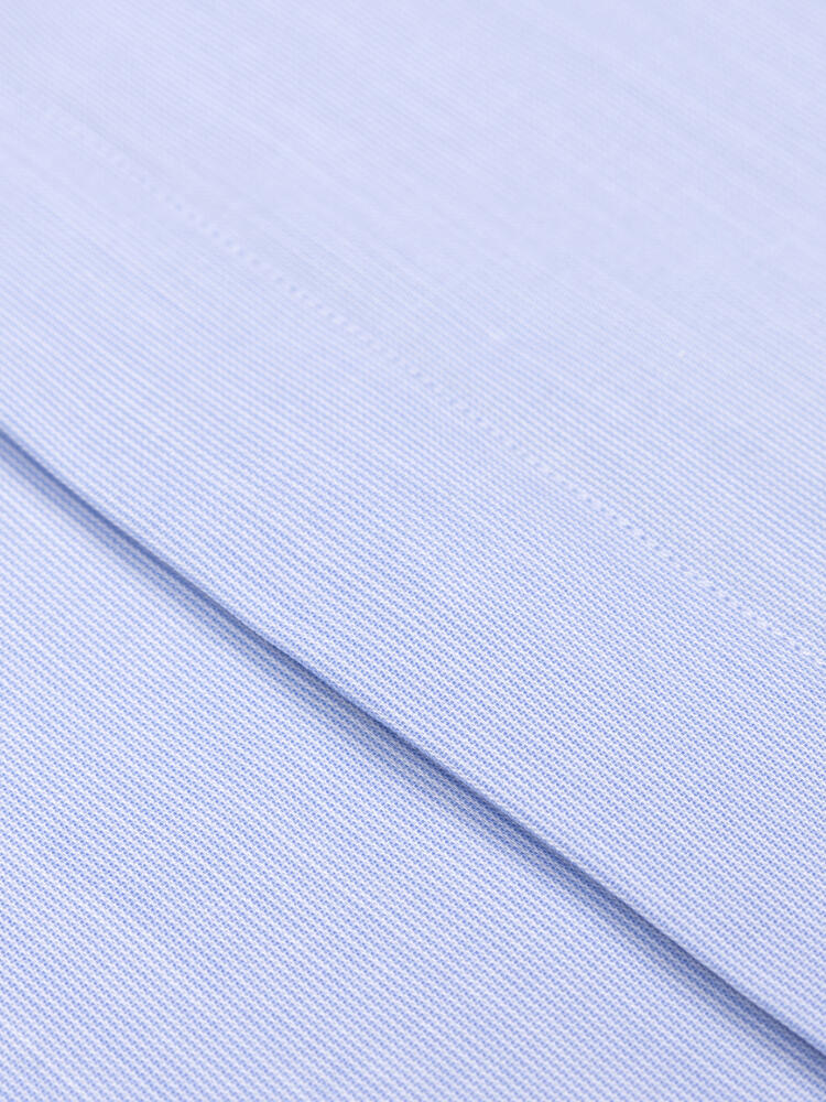 Pinstripe shirt - Blue sky - Hidden Placket