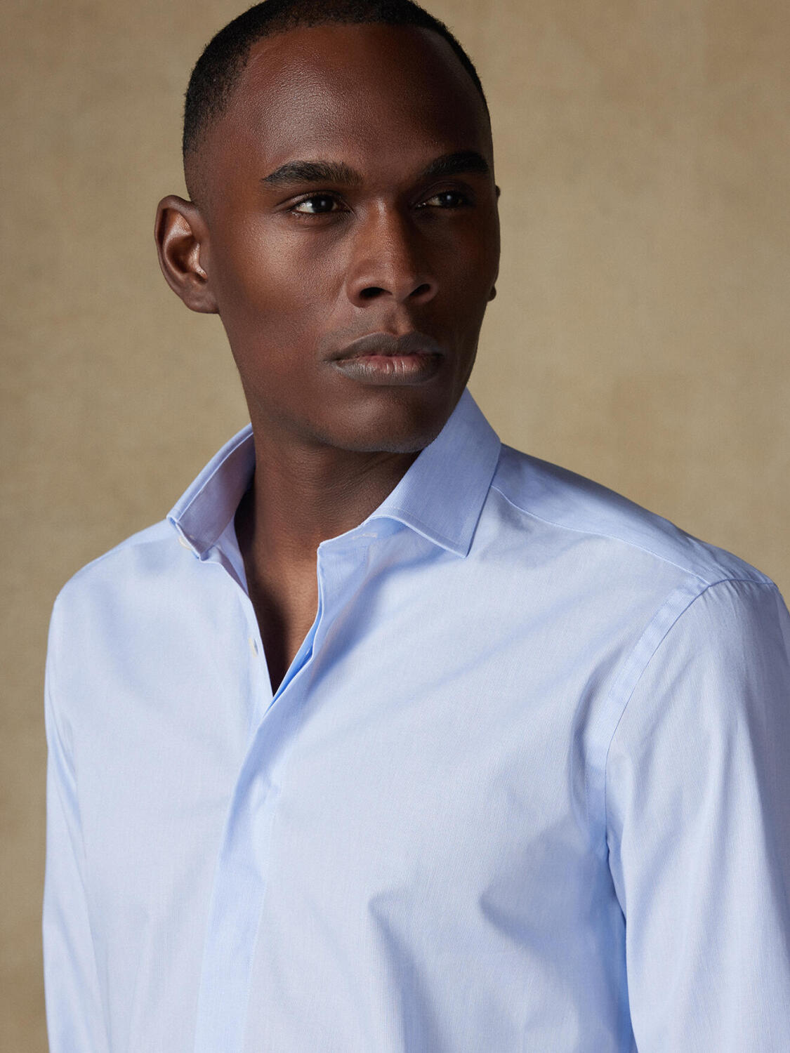 Camisa Mil Rayas Cielo - Tapeta Oculta