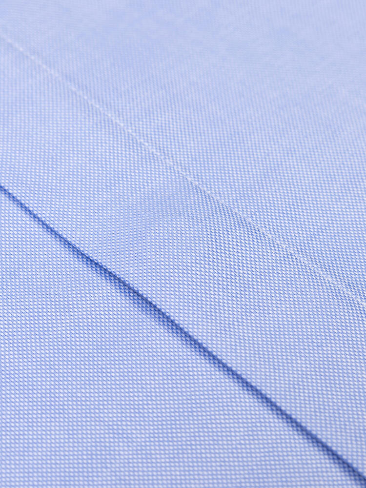 Sky oxford shirt - Hidden Placket