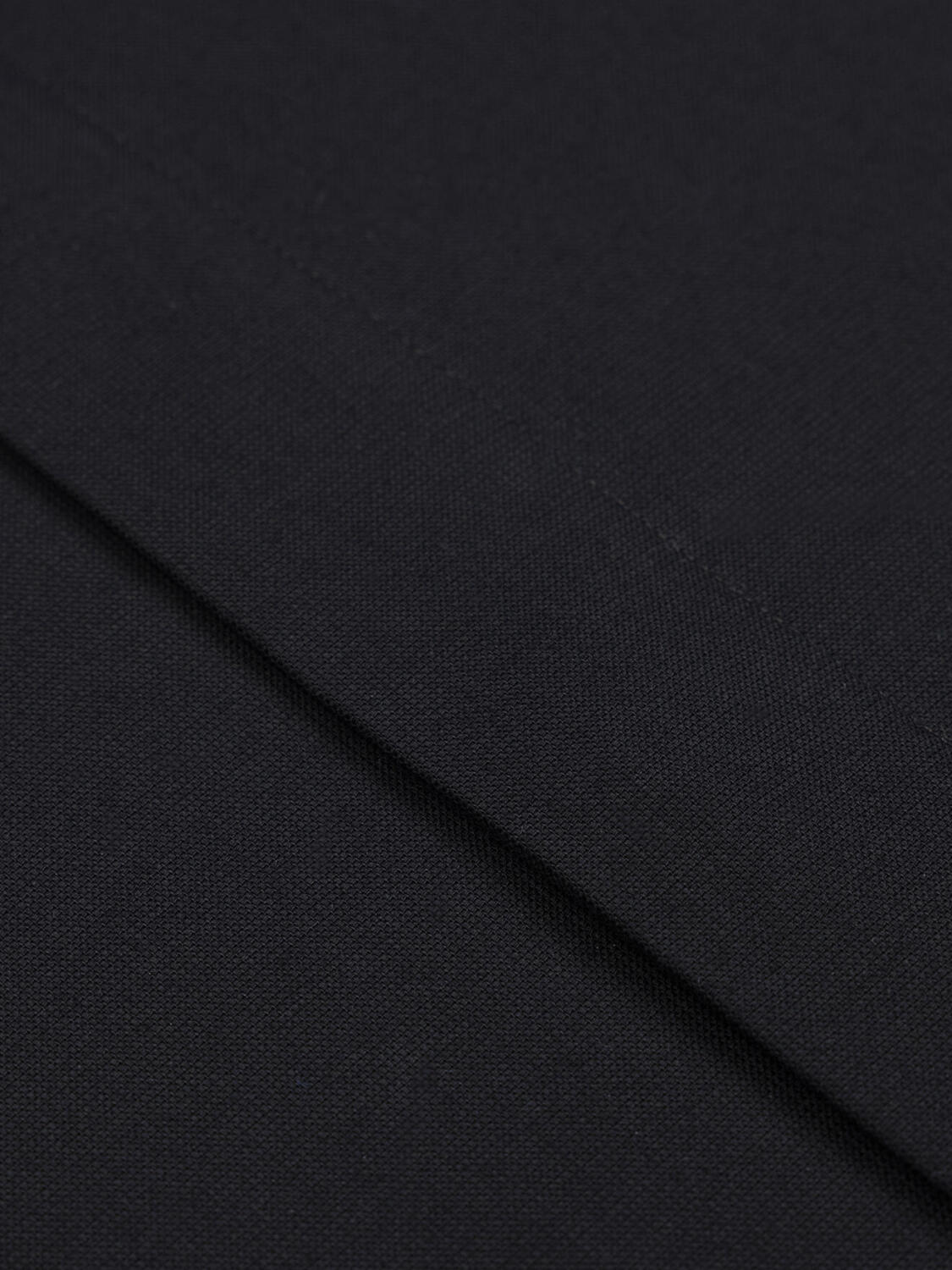 Taillierthemd Alban schwarz  - Verdeckte Knopfleiste