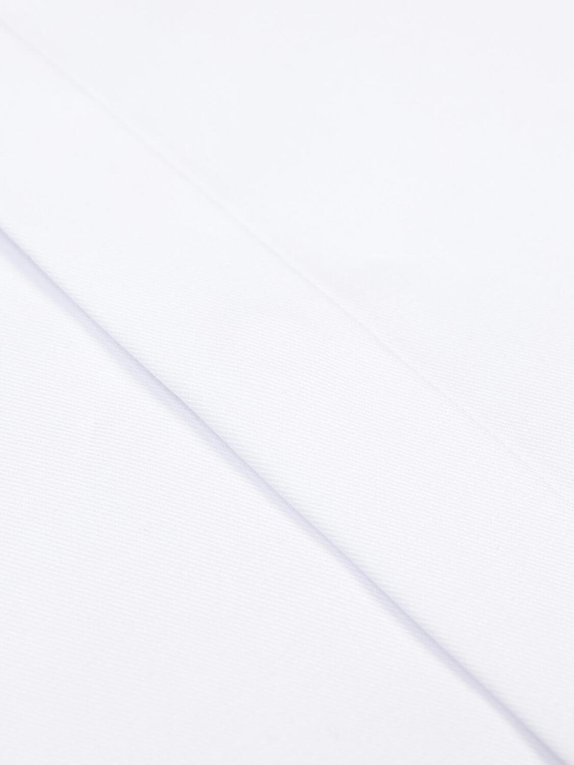 Bolton slim fit shirt white en coton & lyocell   - Hidden placket