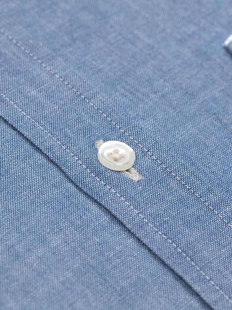 Chambray overhemd met knoopsluiting - Beperkte Editie