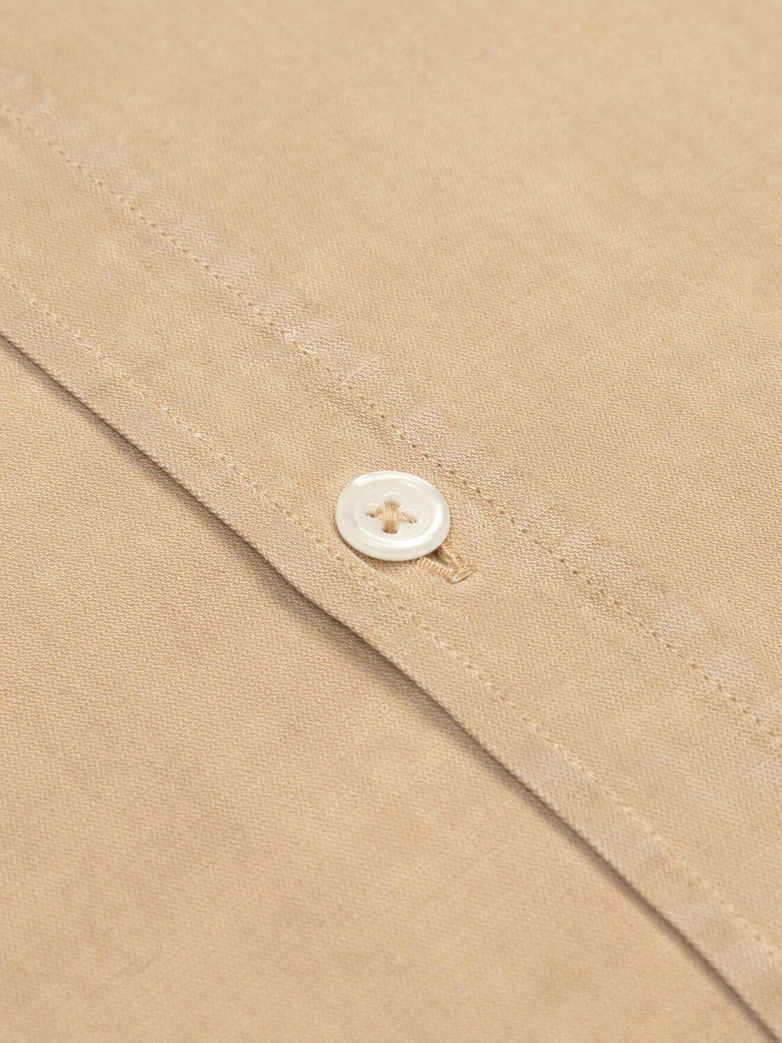 Garry-Hemd aus Baumwolle & Lyocell Havanna