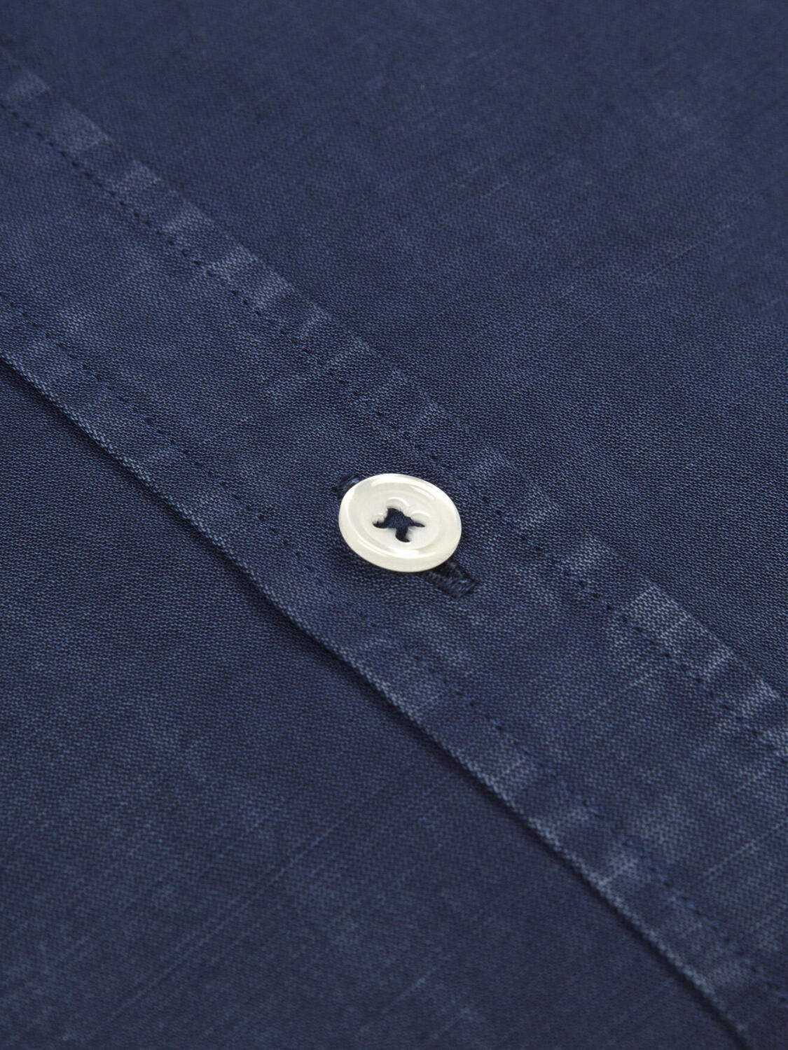 Chemise Garry en coton & lyocell marine