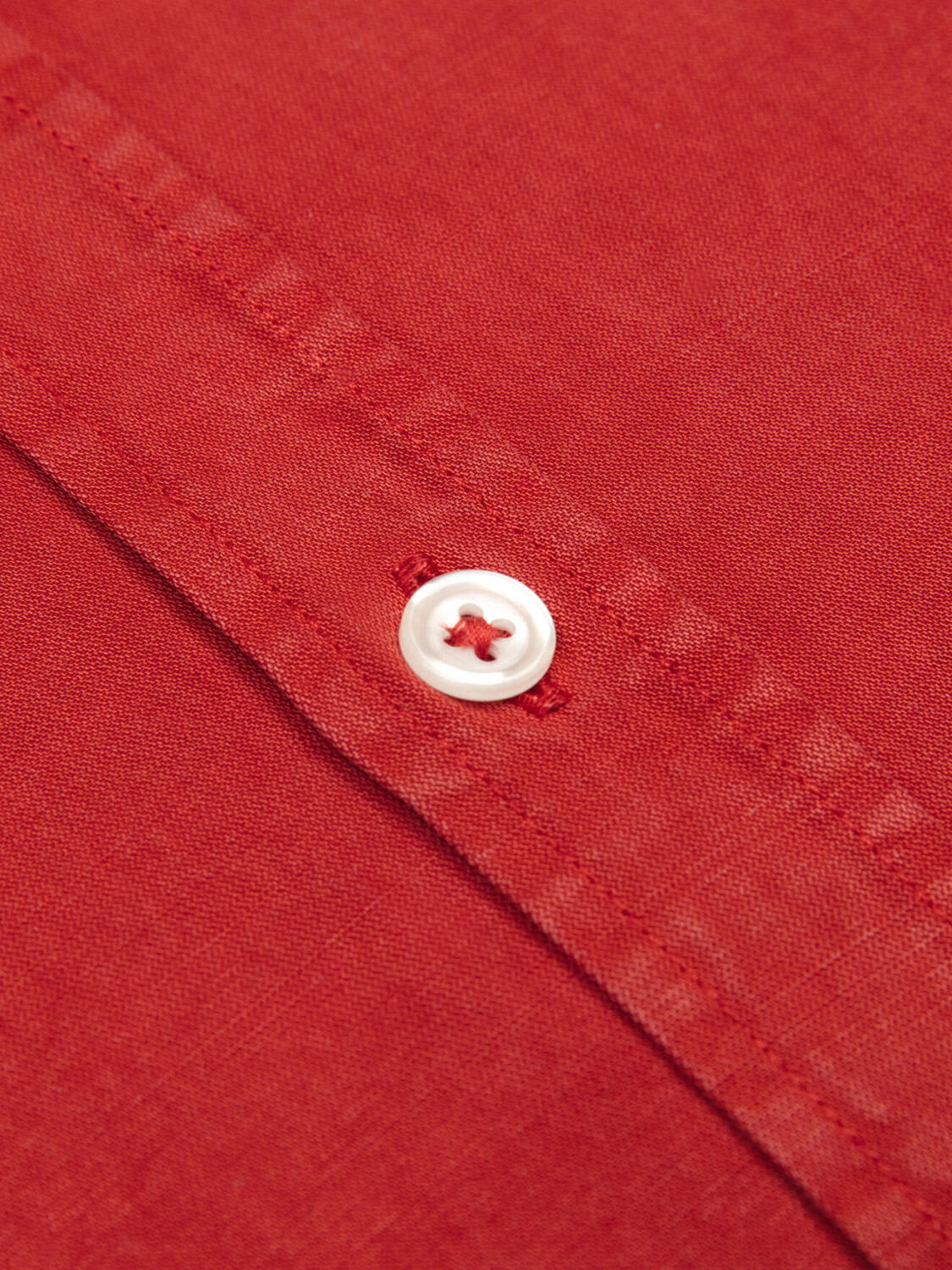 Garry-Hemd aus Baumwolle & Lyocell Rot