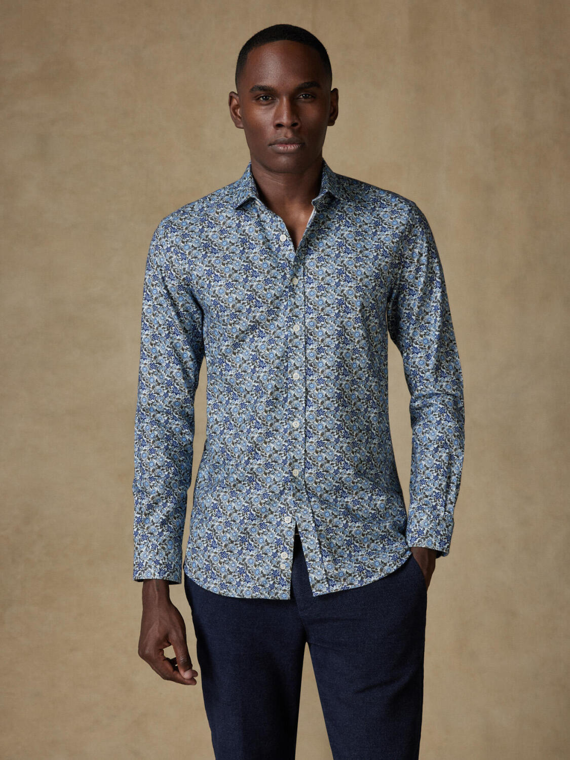 Camicia Agnel con stampa floreale